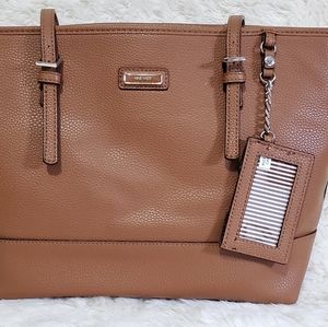 Nine west faux leather tote